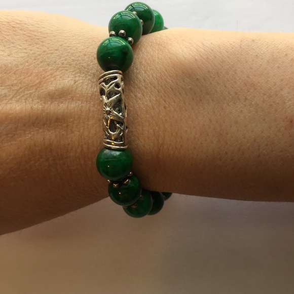 GREEN BALL BRACELET - Picture 5 of 8